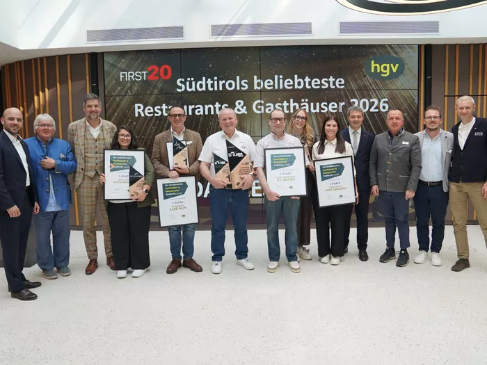Beliebteste Restaurants und Gasthäuser Südtirols gekürt