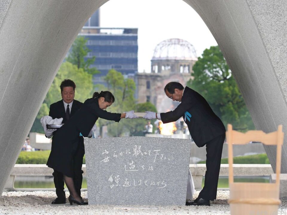 Japan gedenkt Atombombenabwurfs auf Hiroshima