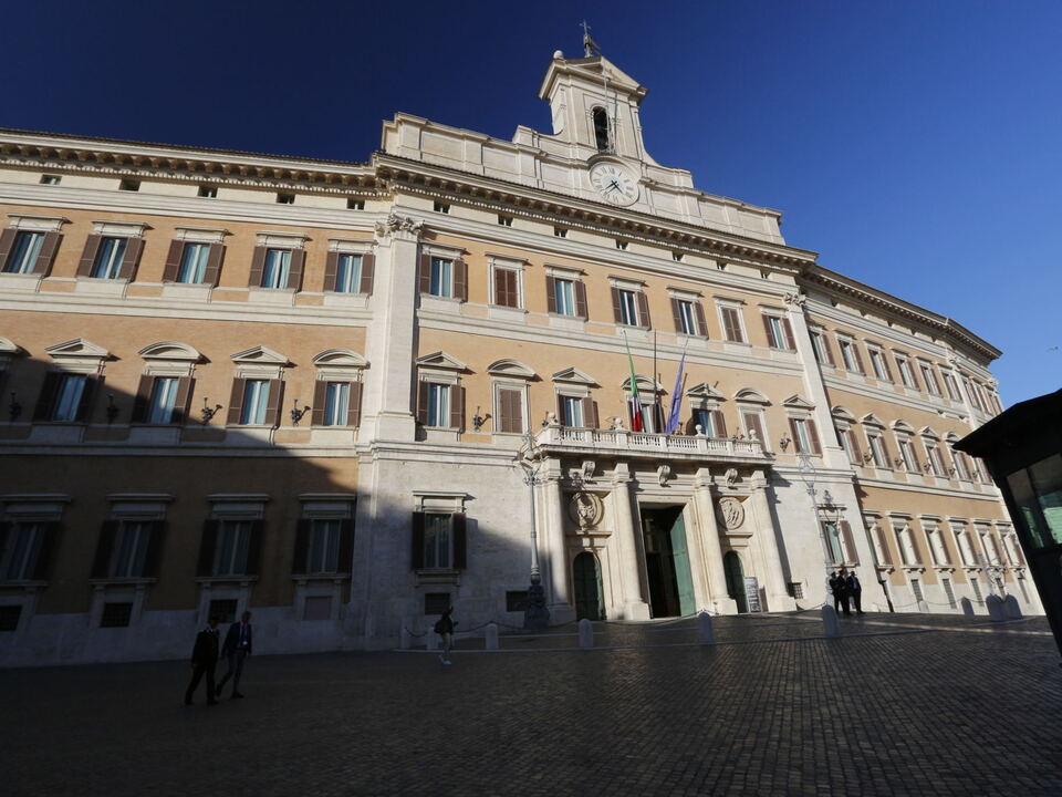 Palazzo Montecitorio Abgeordnetenkammer rom