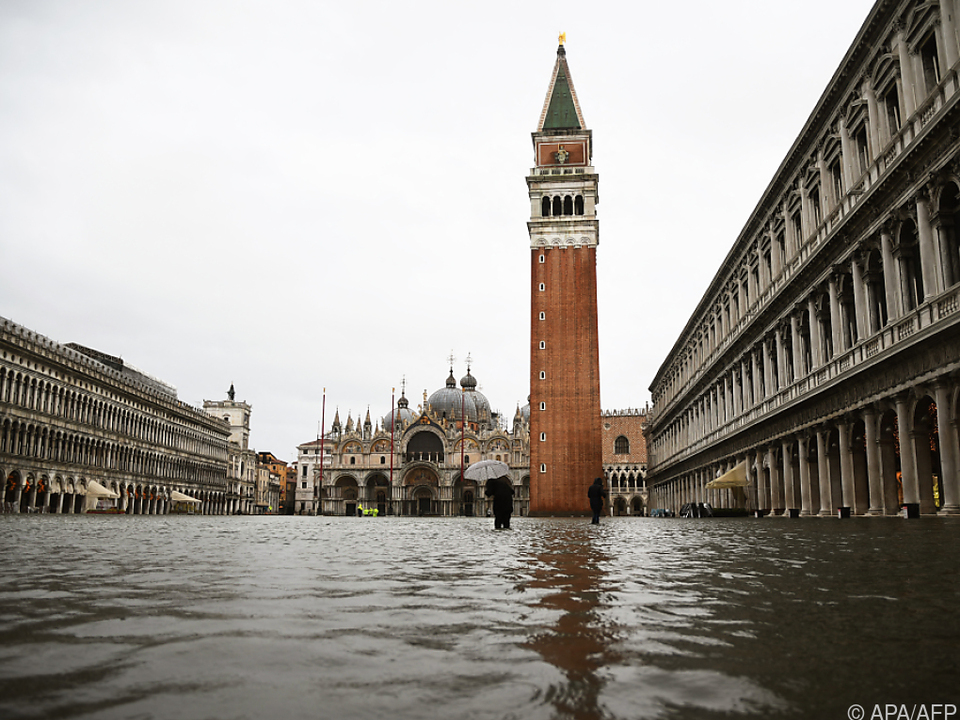 Überflutung Venedigs im November 2019 als Negativbeispiel