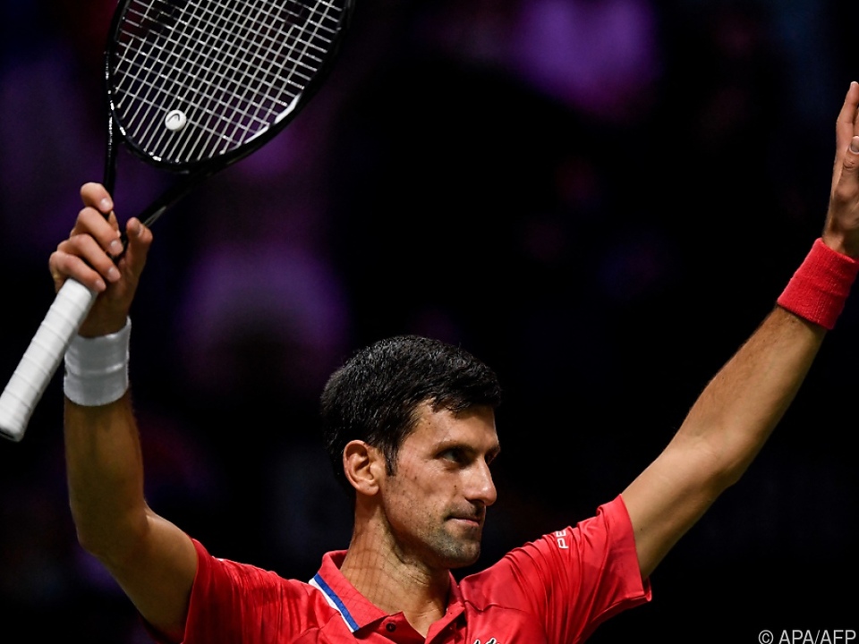 Djokovic darf in Madrid jubeln, denn Serbien ist weiter
