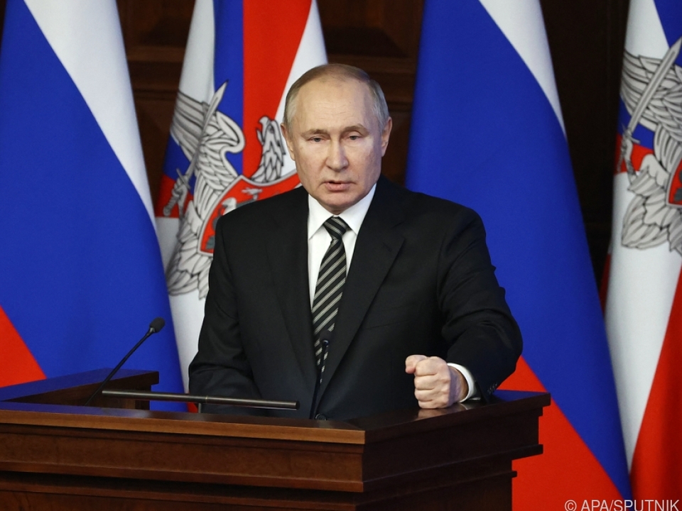 Kreml-Chef Putin demonstriert im Konflikt mit dem Westen Härte