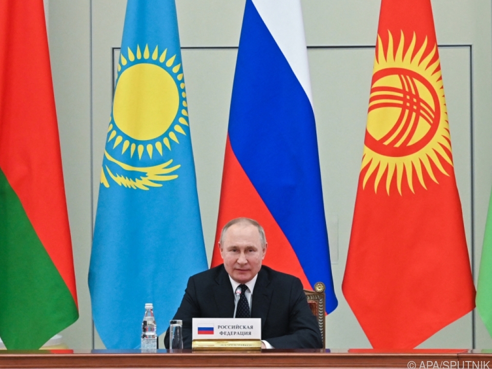 Russlands Präsident Putin bei GUS-Treffen