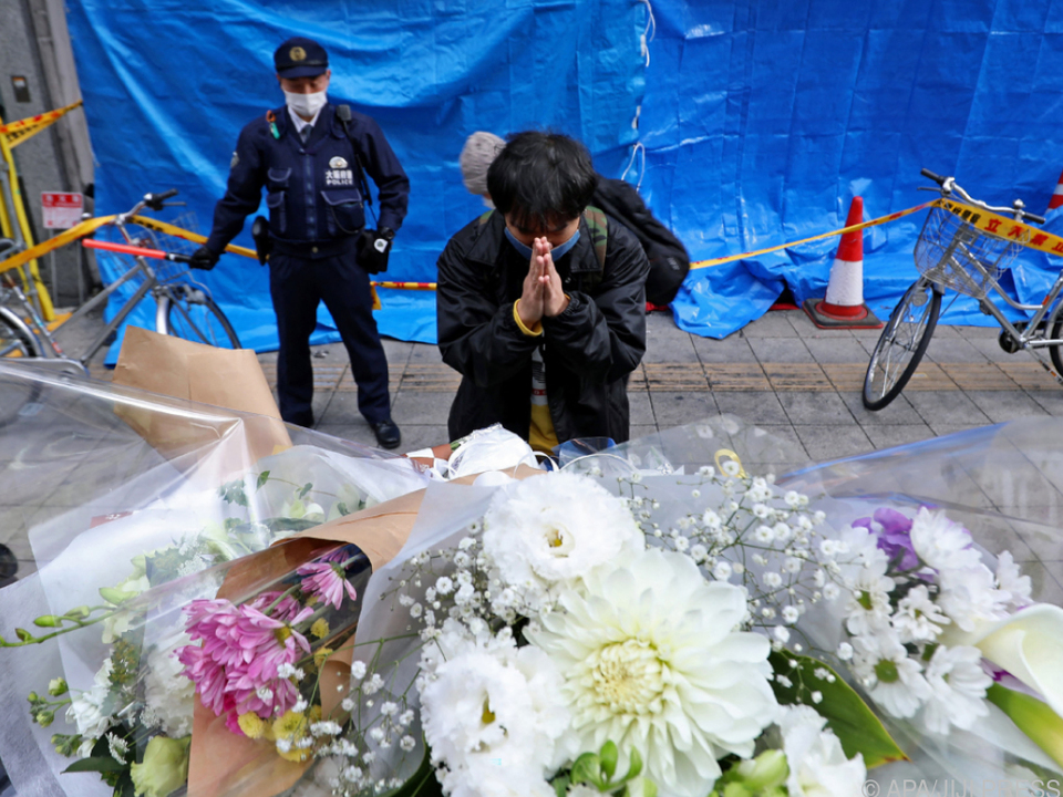 Trauer nach der Brandkatastrophe in Japan