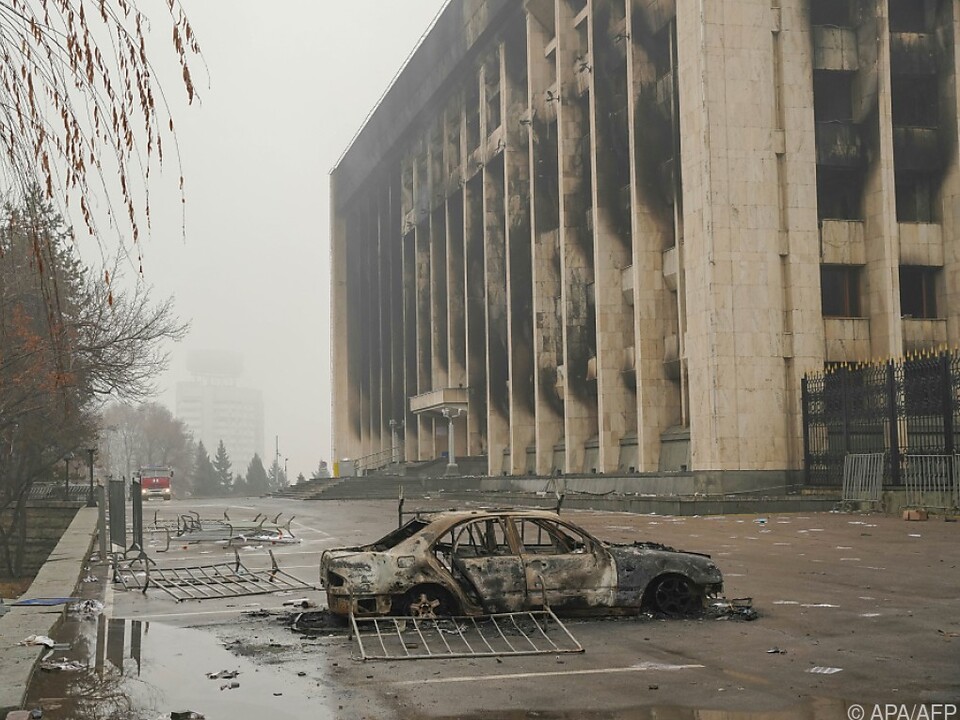 Bilder der Verwüstung in kasachischer Metropole Almaty