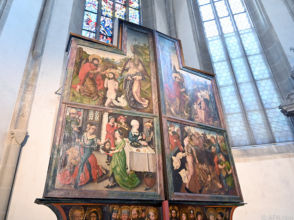 Crailsheimer Altar mit möglichem Dürer-Bild