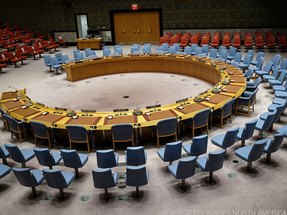Sitzungssaal des UNO-Sicherheitsrates
