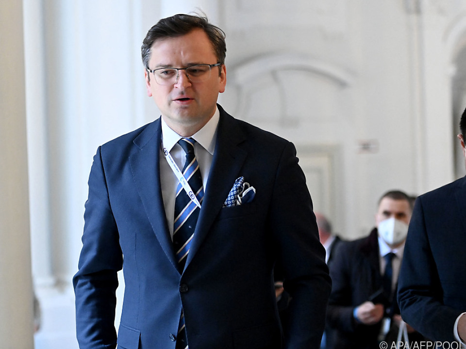 Der ukrainische Außenminister Dmytro Kuleba wird in Brüssel erwartet