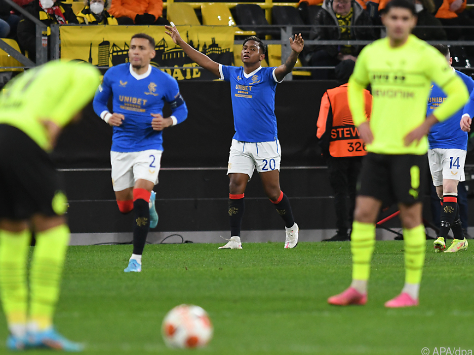 Überraschendes Heimdebakel für Dortmund gegen Rangers