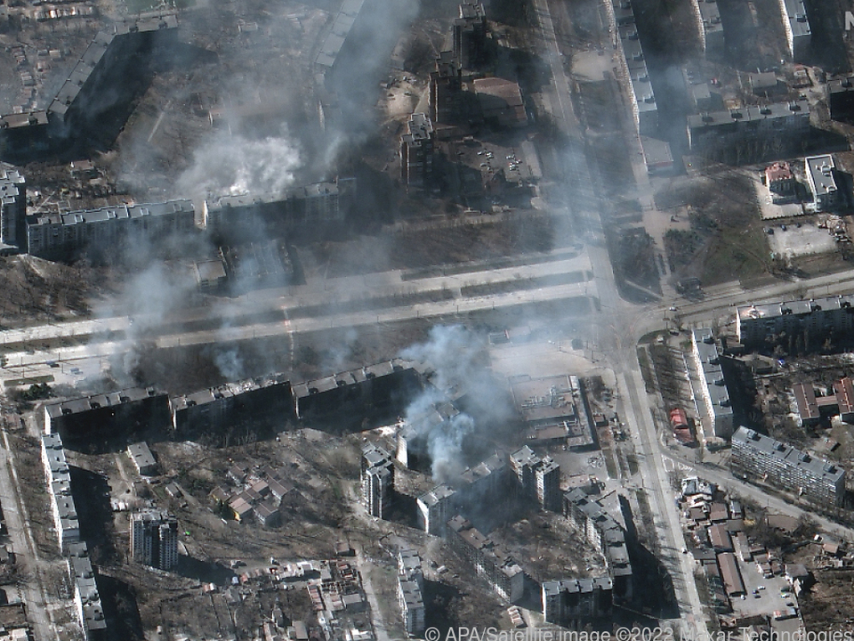 Das von russischen Truppen zerschossene Mariupol