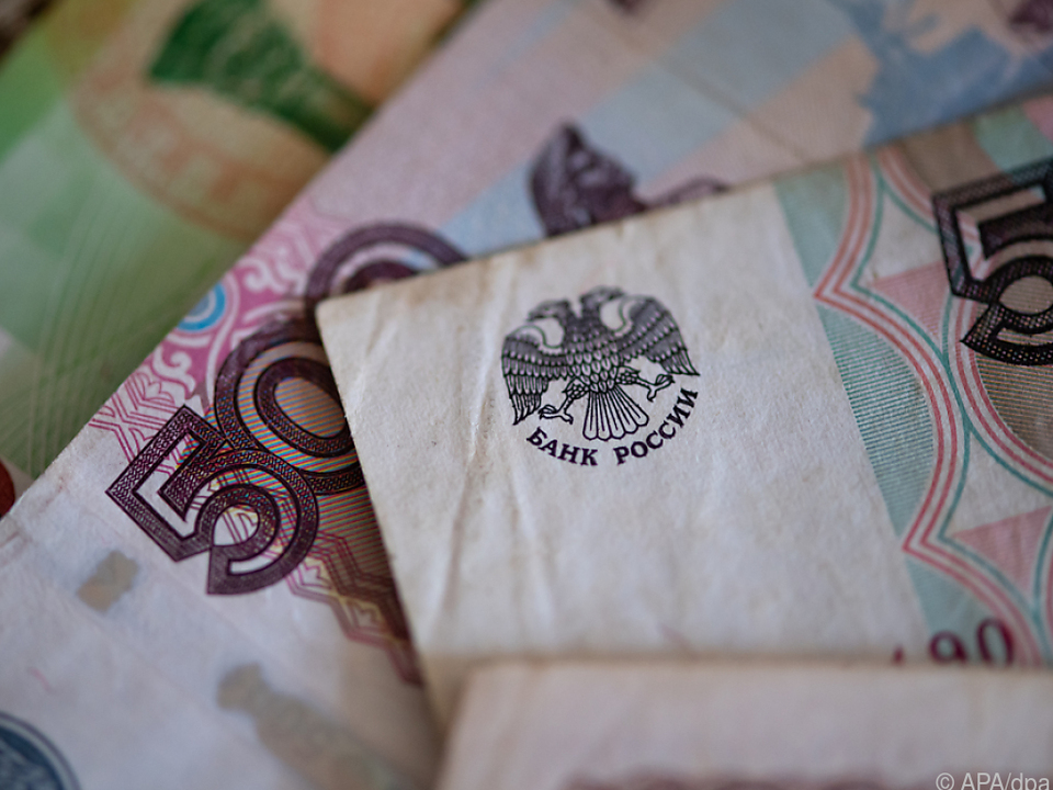 Die russische Währung wertete stark ab