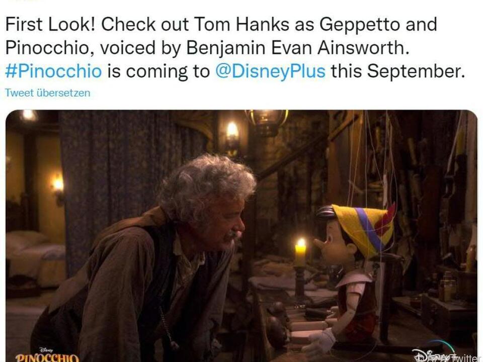 Erster Blick auf Tom Hanks als Geppetto