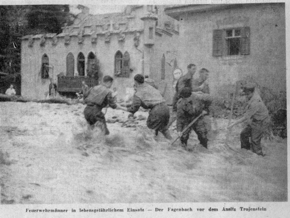 Fagenbach Hochwasser 1957