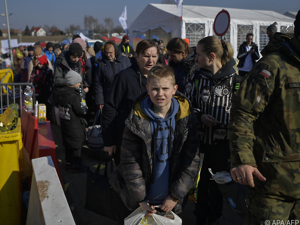 Nach Polen flohen besonders viele Ukrainer
