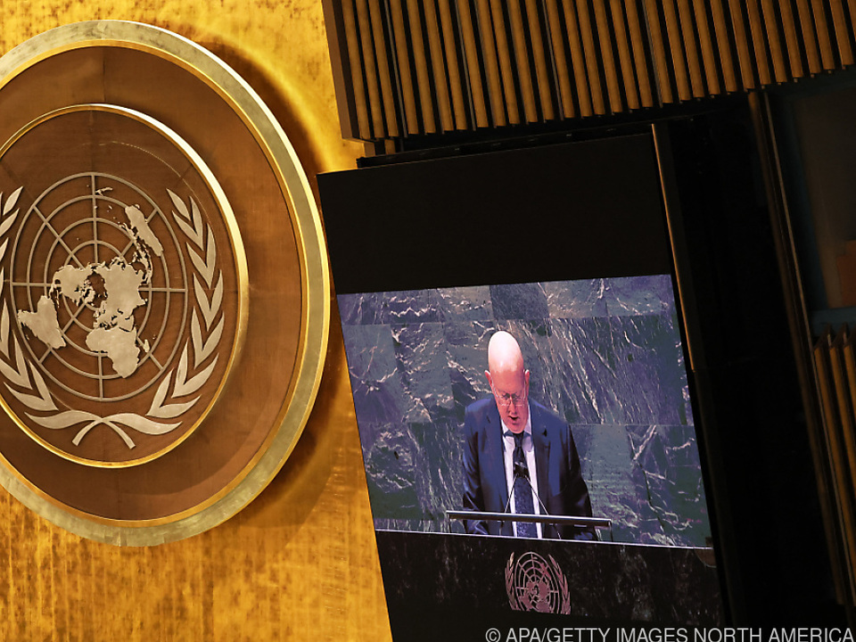 Russischer UNO-Botschafter Nebensja zeigt sich unbeeindruckt