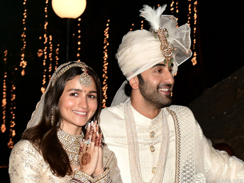 Das Bollywood-Schauspieler-Paar Alia Bhatt und Ranbir Kapoor