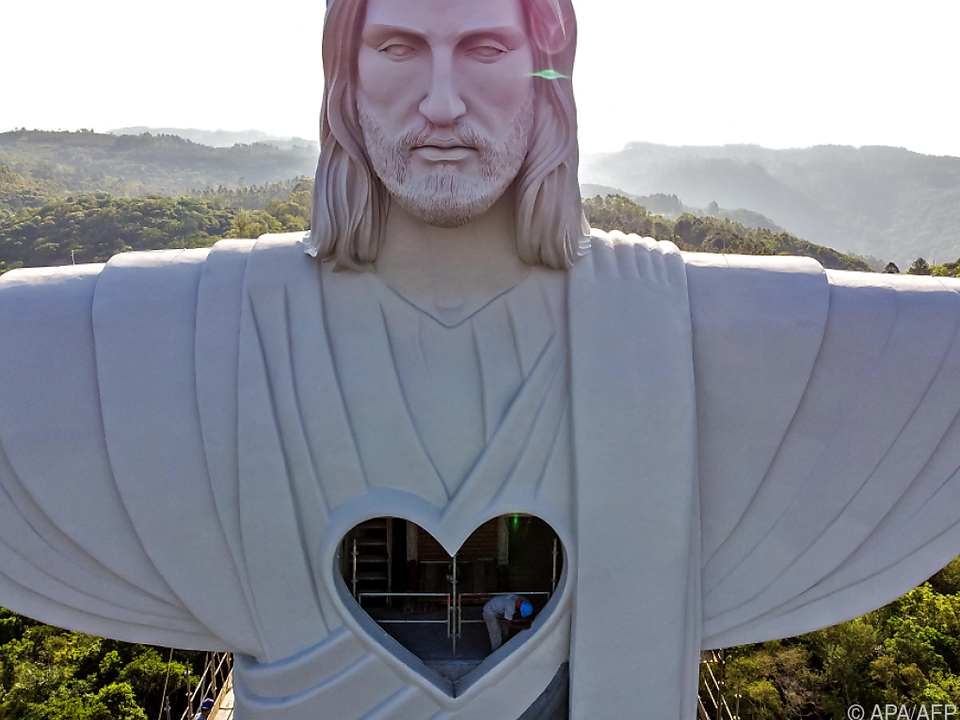 Dieser Christus hat ein offenes Herz für alle Besucher