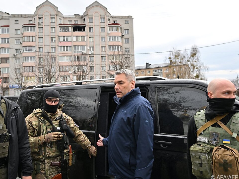 Kanzler Nehammer hatte kürzlich die Ukraine besucht
