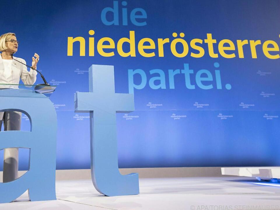 Mikl-Leitner wurde erneut zur Landesparteiobfrau der ÖVP NÖ gekürt