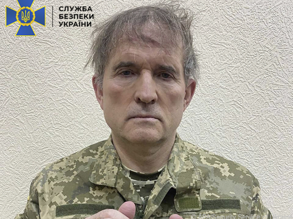 Putin-Verbündeter Medwedtschuk festgenommen