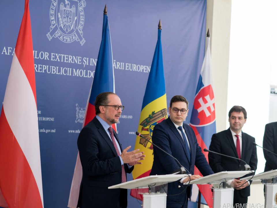 Schallenberg stärkt Moldau den Rücken