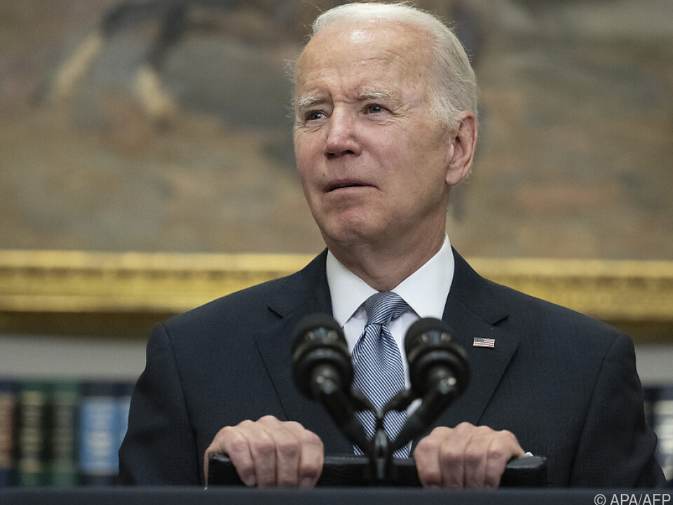 US-Präsident Biden kündigt Hafensperre und Waffenlieferungen an