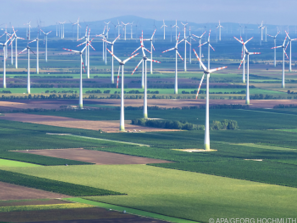 Die Windräder im Burgenland helfen mit dem Strombedarf zu decken