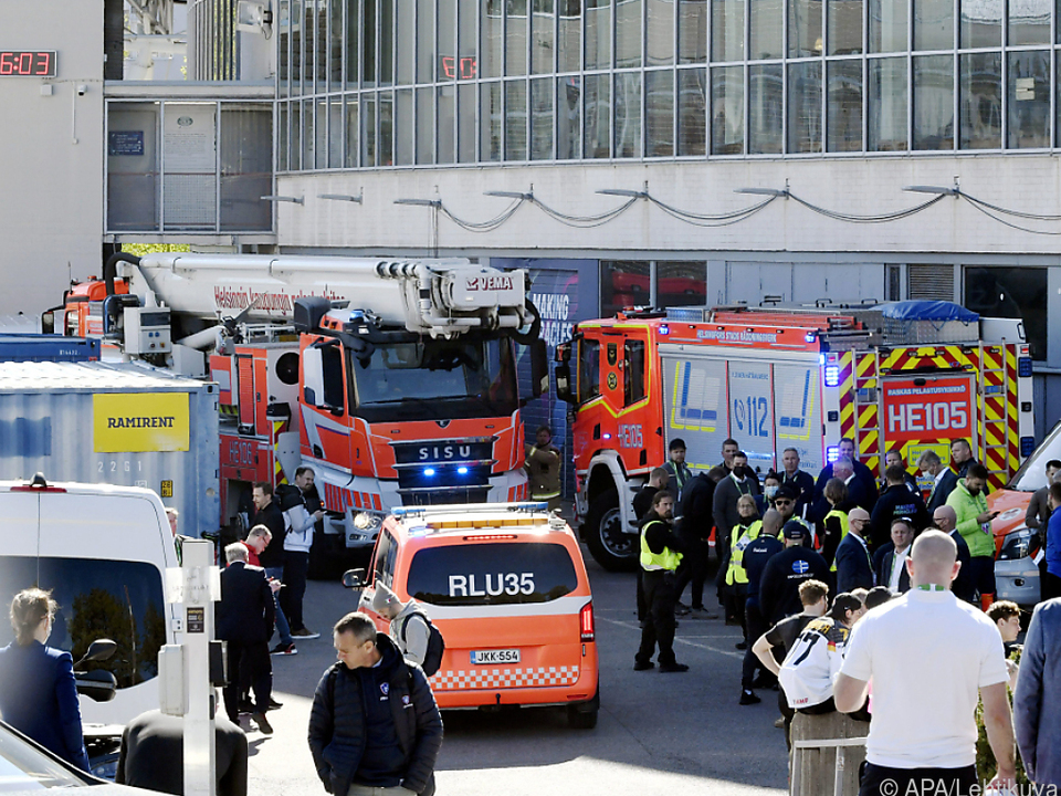 In Helsinki musste die Feuerwehr wegen eines Brandes ausrücken