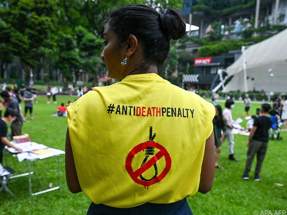 Protest gegen Todesstrafe in Singapur
