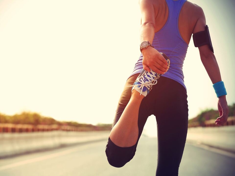 fitness sport laufen joggen dehnen  vital symbol