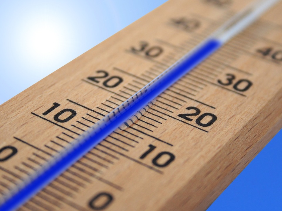 Thermometer Temperatur heiß 40 Grad Sommerr
