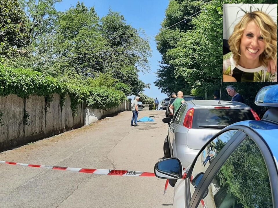 La composite photo mostra Lidia Miljkovic, la donna di 42 anni uccisa a colpi di pistola stamani a Vicenza, e il luogo del ritrovamento. athesiadruck2_20220608203302583_8bb850f5132cb1d9be6869ce685353cf