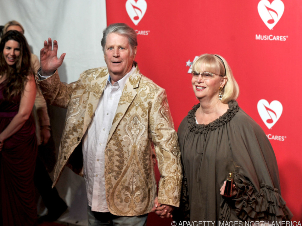 Brian Wilson mit seiner Ehefrau Melinda 2012 in Los Angeles