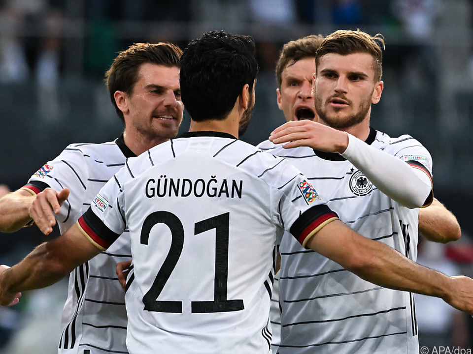Deutschland jubelt über einen Kantersieg gegen Italien