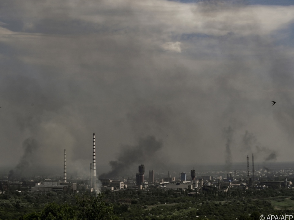 Die Stadt im Osten der Ukraine ist heftig umkämpft