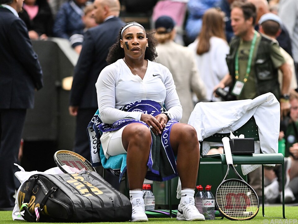 Für Serena Williams endete eine emotionale Achterbahnfahrt mit dem Aus