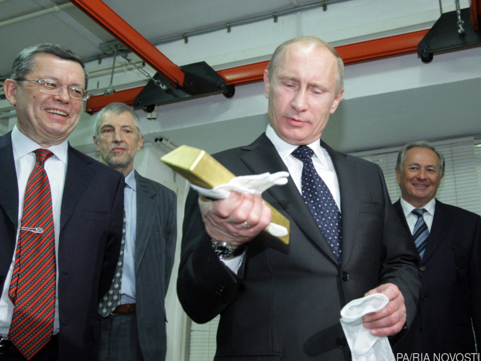 Putins Gold ist im Westen nicht mehr willkommen (Archivbild)