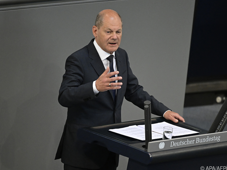 Scholz hielt Regierungserklärung im Bundestag