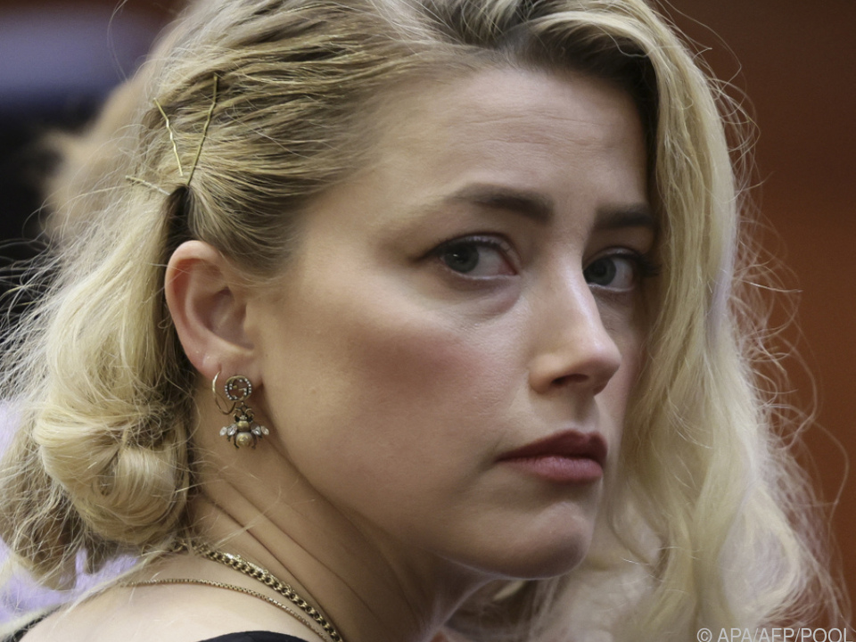 Amber Heard während des Prozesses