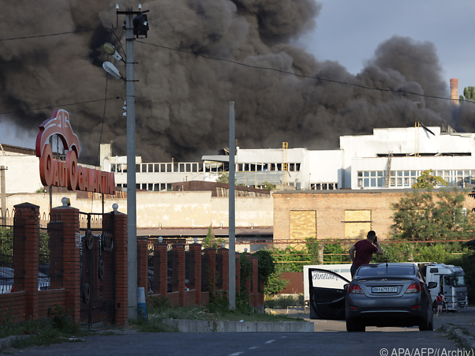 Auch in der Hafenstadt Odessa gehen die Angriffe weiter
