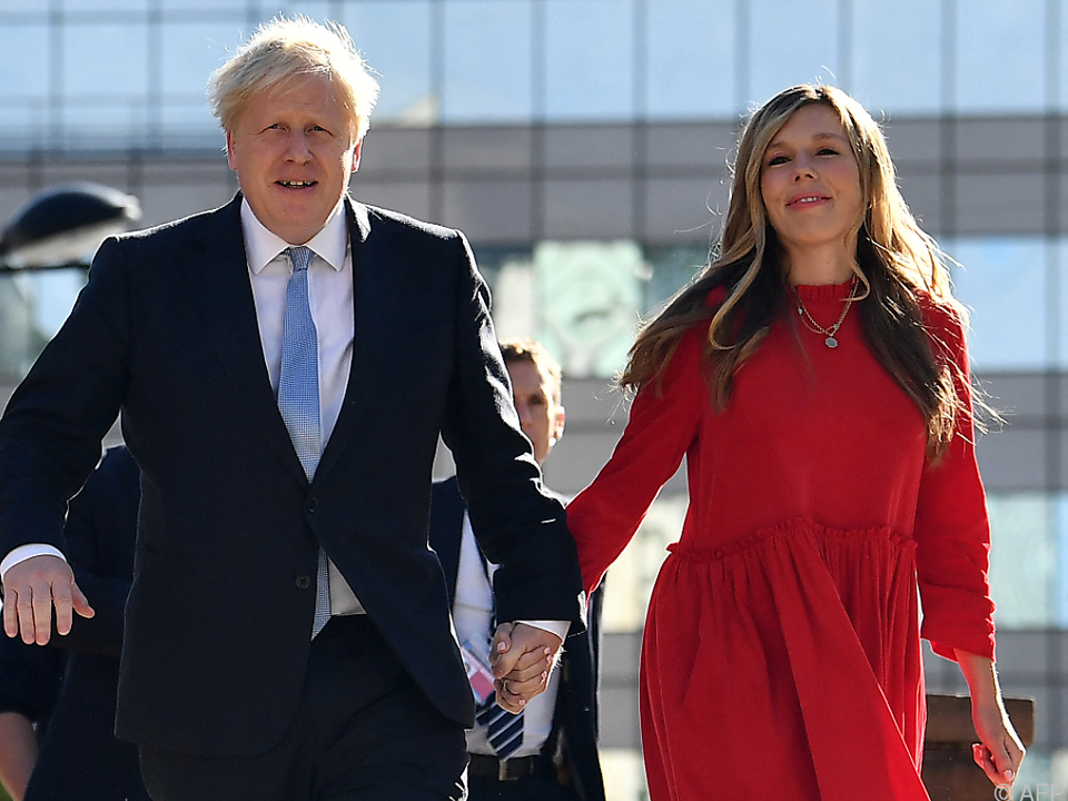 Boris und Carrie Johnson feierten ihre Hochzeit nach