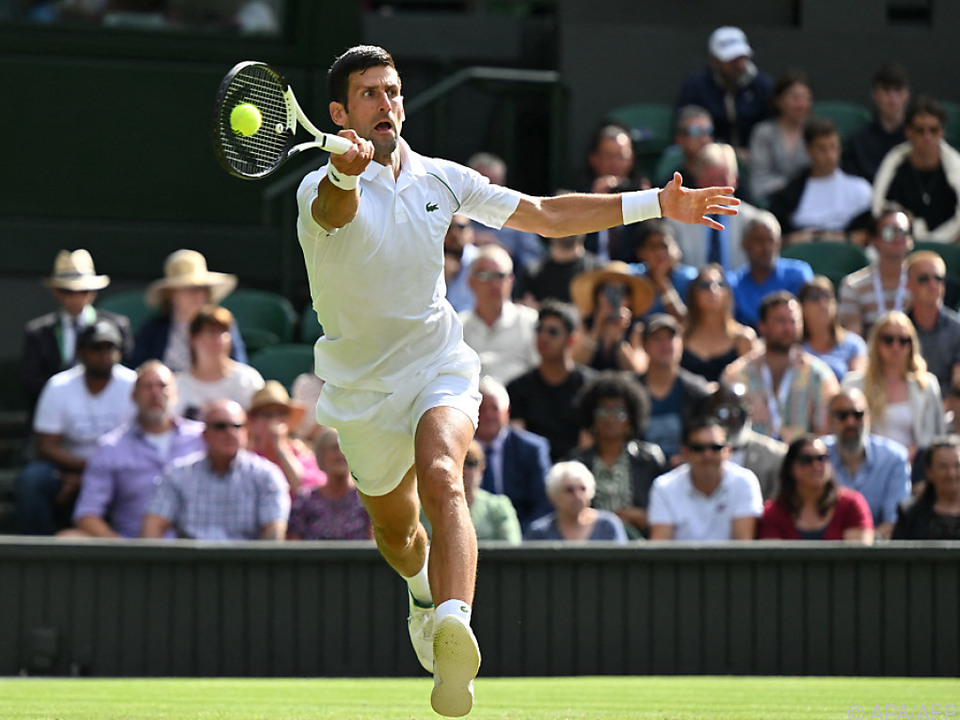 Djokovic ohne Probleme im Wimbledon-Achtelfinale