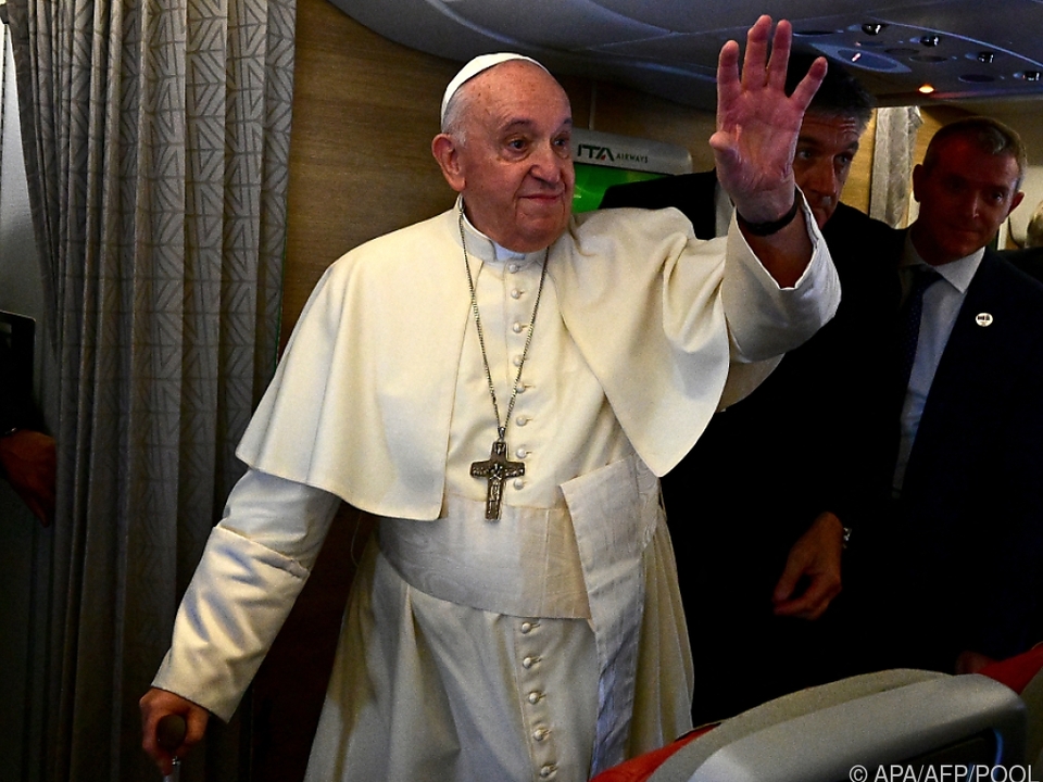 Papst Franziskus bei seiner Reise nach Kanada