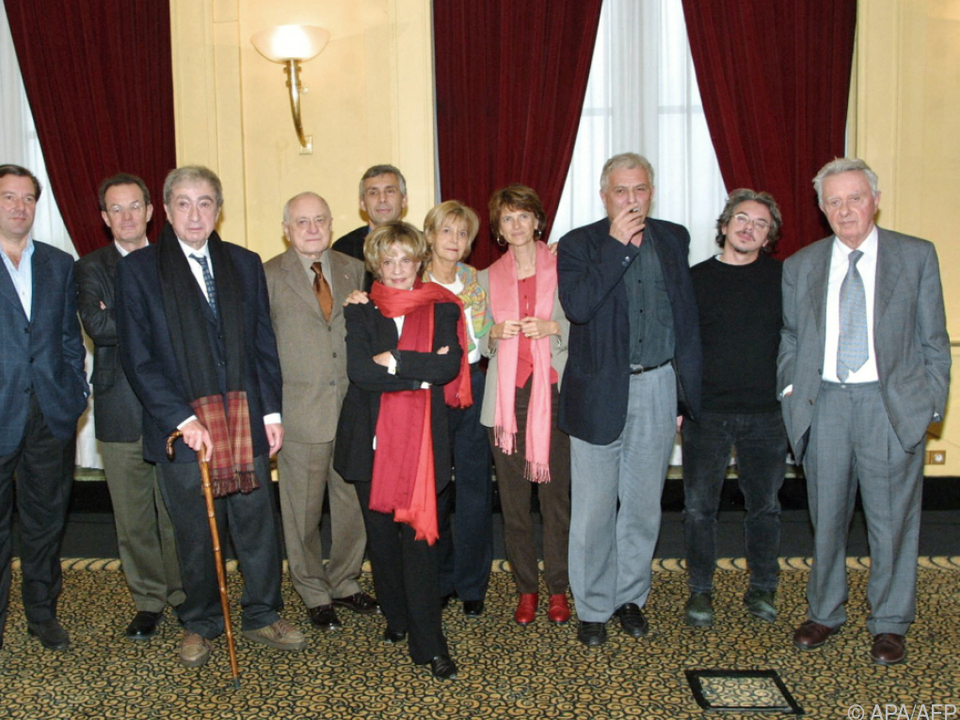 Pietro Citati (ganz rechts) bei einer Literaturveranstaltung 2001
