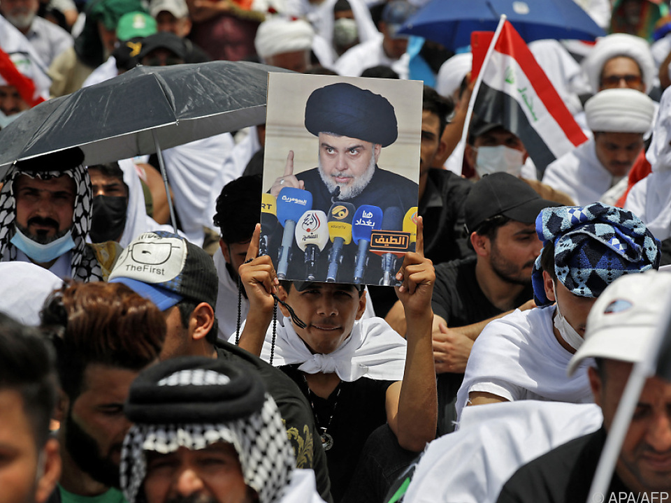 Schiitenprediger Al-Sadr mobilsiert seine Anhänger