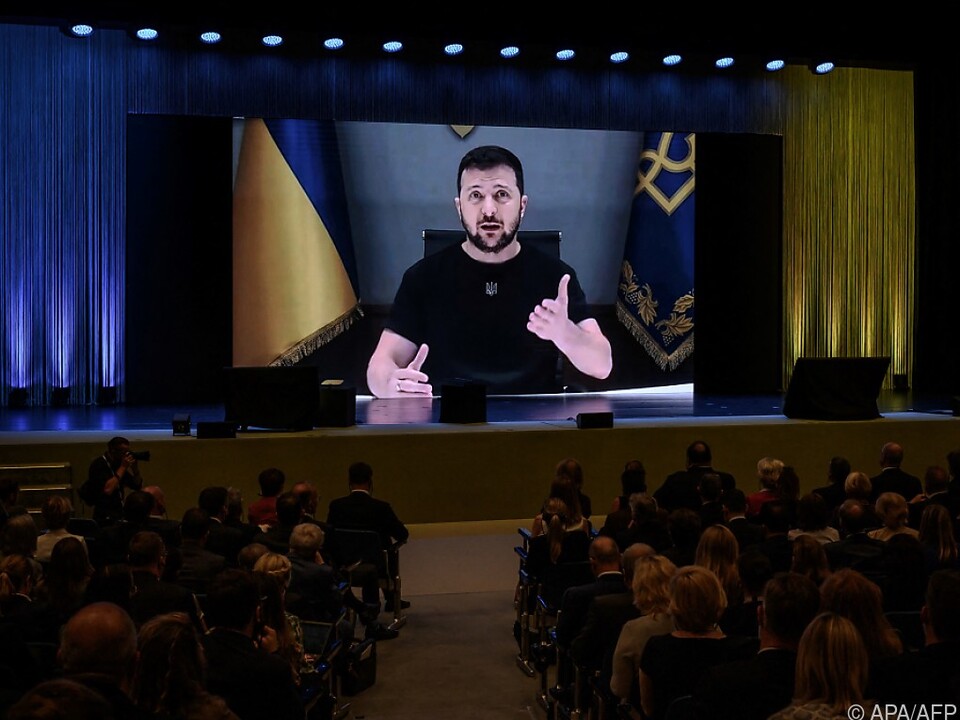 Ukrainischer Präsident per Video bei Wiederaufbau-Konferenz in Lugano