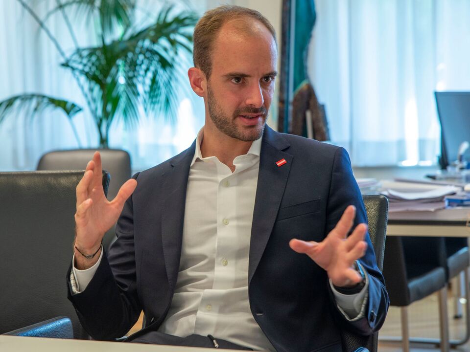 Der österreichische Staatssekretär für Digitalisierung und Breitband Florian Tursky (Foto: LPA/Fabio Brucculeri)