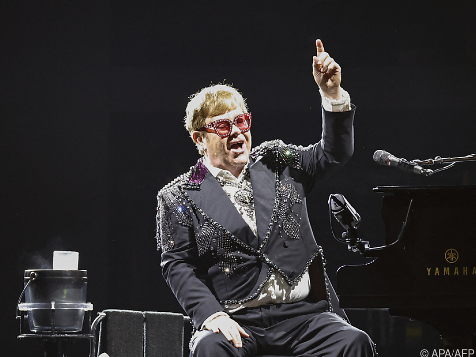 Elton John hat es auch mit 75 noch drauf