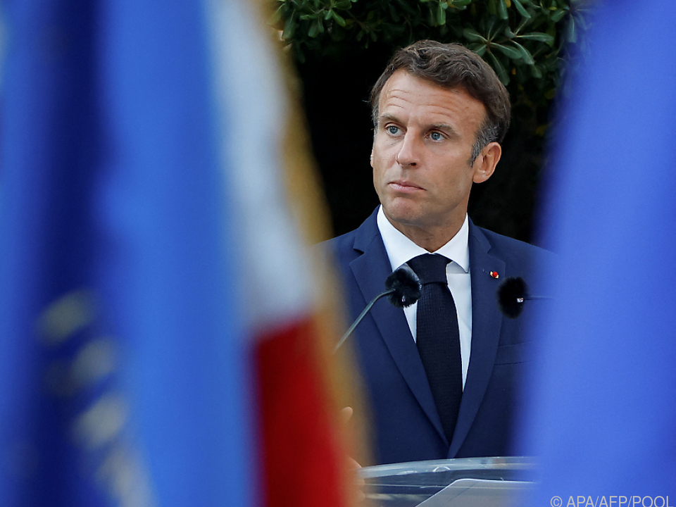Frankreichs Präsident Macron ist auf Staatsbesuch