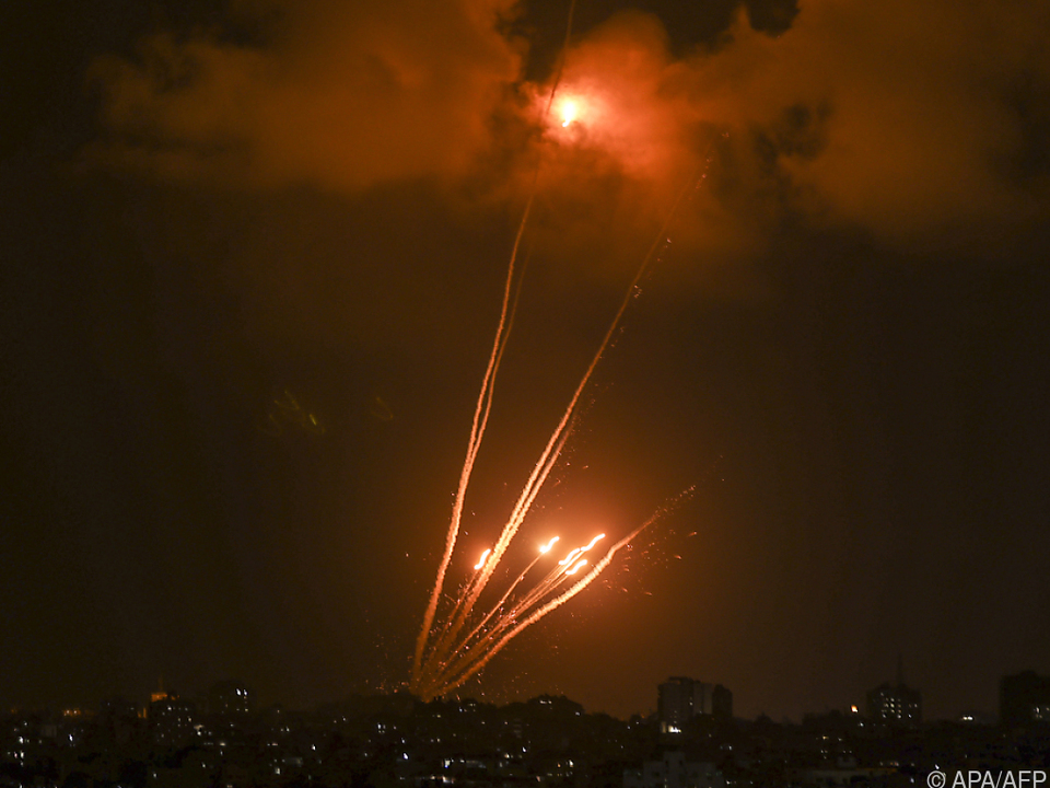 Hunderte Raketen wurden aus Gaza Richtung Israel abgefeuert
